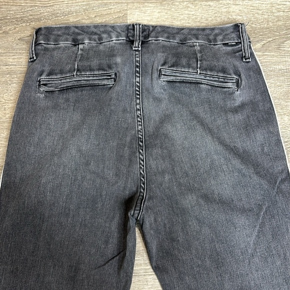 MOTHER The Shaker Prep Fray in Dear Mr. Black Racer Jeans Sz 28 - Picture 7 of 13